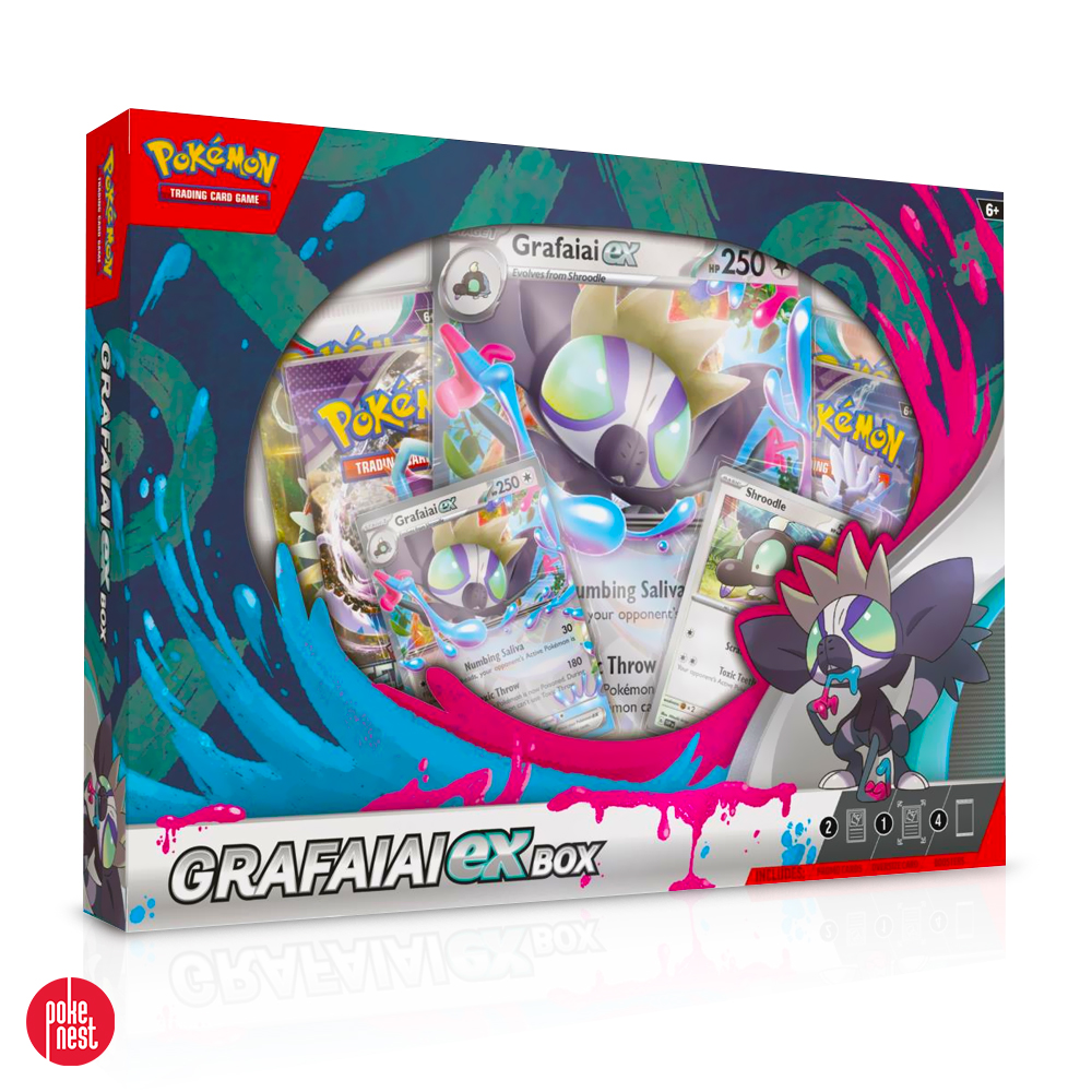 Pokémon TCG - Grafaiai ex Box bok