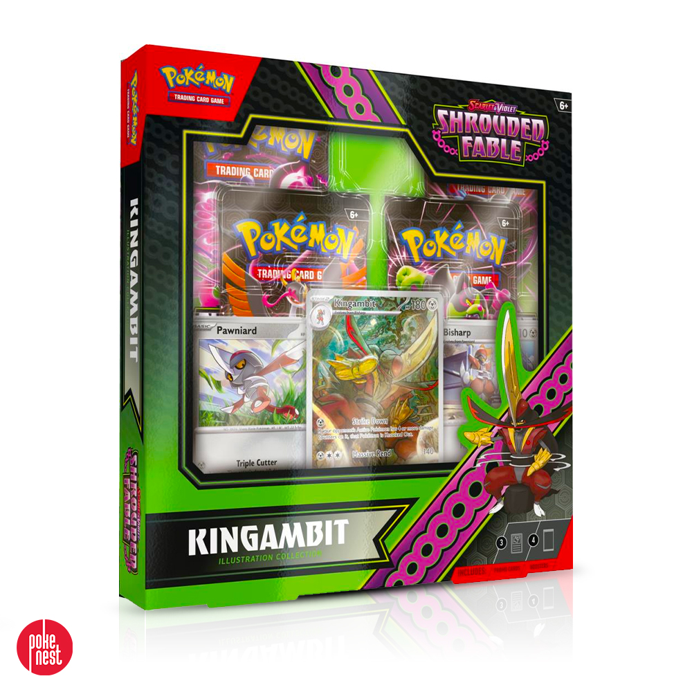 Pokémon TCG - Scarlet & Violet - Shrouded Fable - Kingambit - Illustration Rare Collection bok