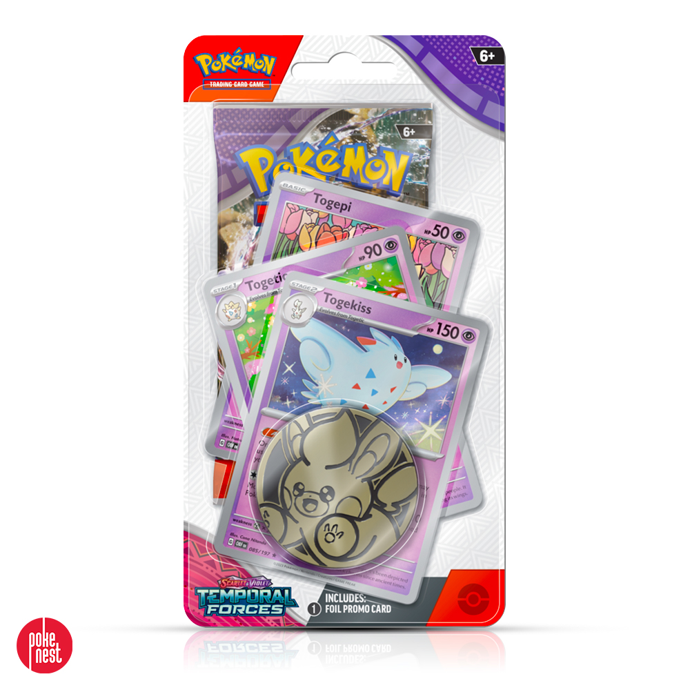 Pokémon TCG - Scarlet & Violet - Temporal Forces - Premium Checklane Blister Box togekiss