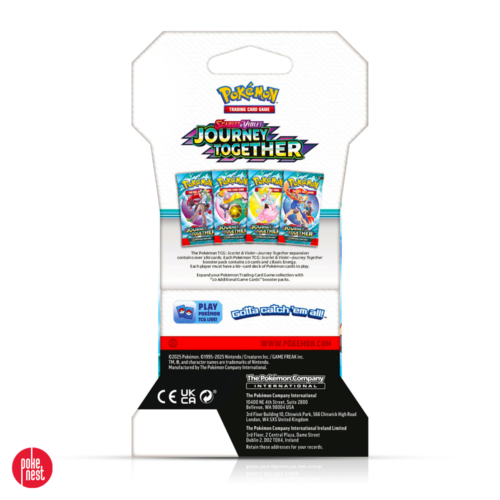 Pokémon TCG-journey-together-sleeved-booster-tyl Pokemon TCG journey-together-sleeved-booster-tyl