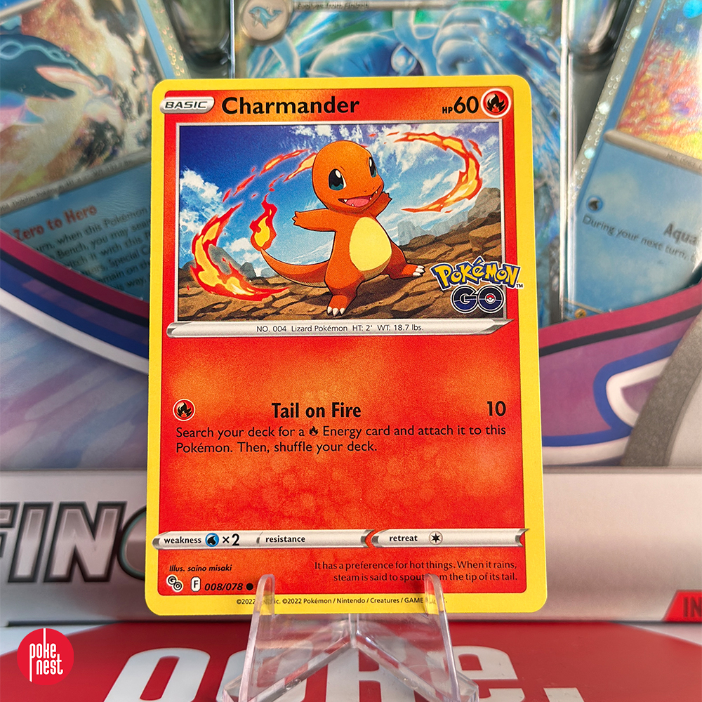 Karta Pokémon TCG: Charmander 008/078 - Pokémon GO