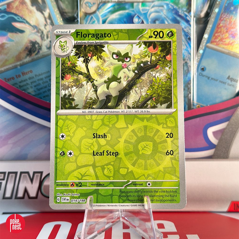 Karta Pokémon TCG: Floragato 014/198 - Scarlet&Violet (Reverse Holo)