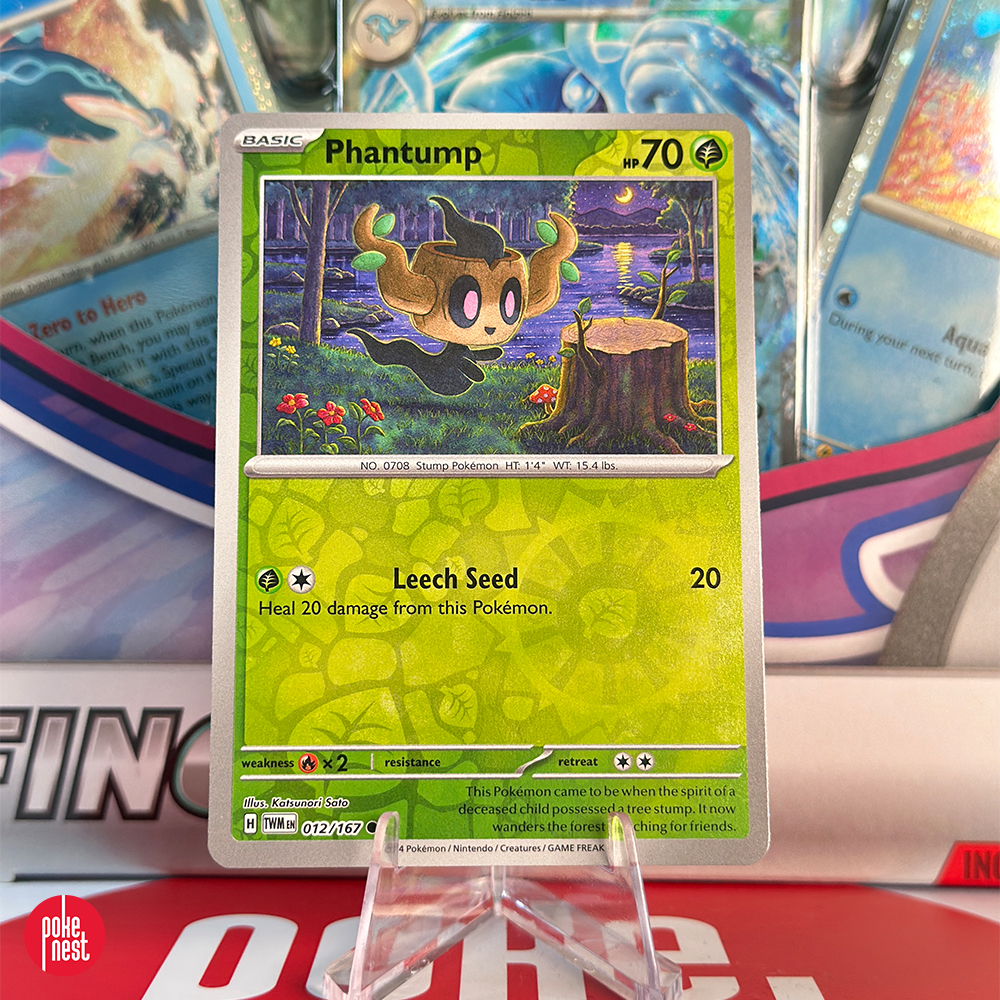 Karta Pokémon TCG: Phantump 012/167 - Twilight Masquerade (Reverse Holo)