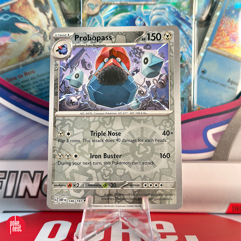 Karta Pokémon TCG: Probopass 146/197 - Obsidian Flames (Reverse Holo)