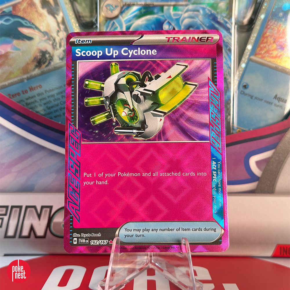 Karta Pokémon TCG: Scoop Up Cyclone 162/167 - Twilight Masquerade (Holo)