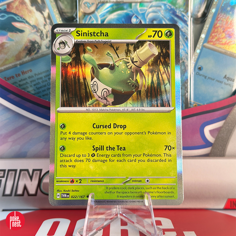 Karta Pokémon TCG: Sinistcha 022/167 - Twilight Masquerade (Holo)