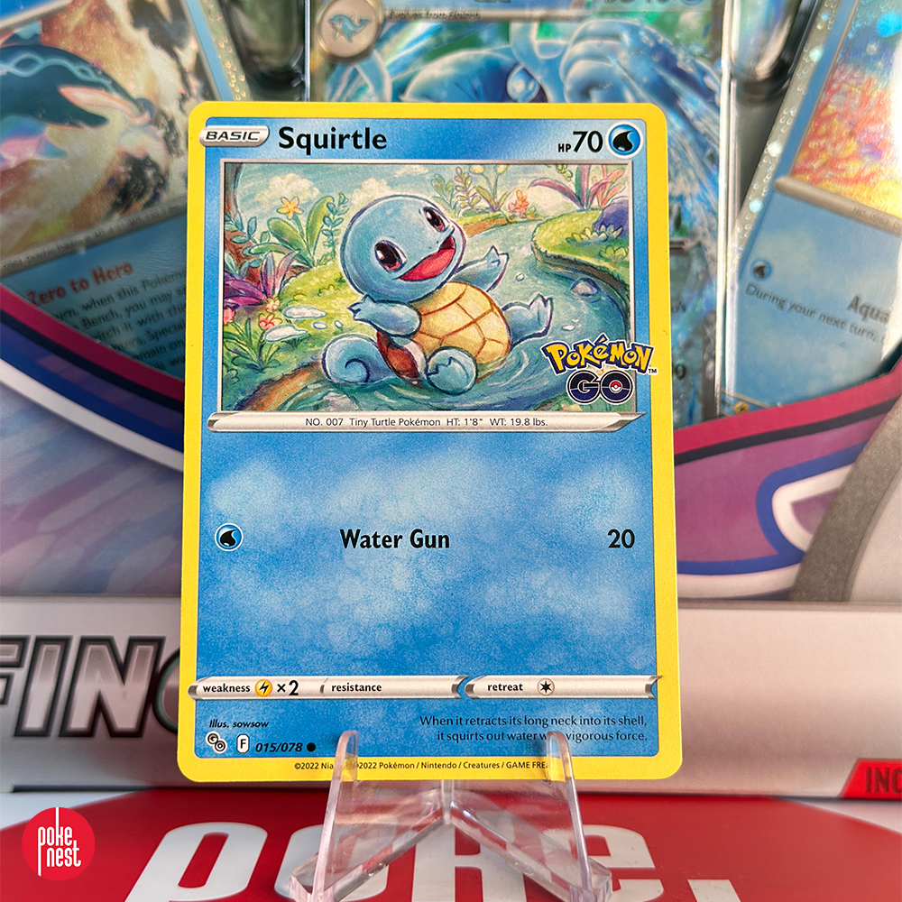 Karta Pokémon TCG: Squirtle 015/078 - Pokémon GO