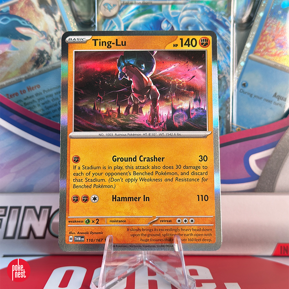 Karta Pokémon TCG: Ting-Lu 110/167 - Twilight Masquerade (Holo)