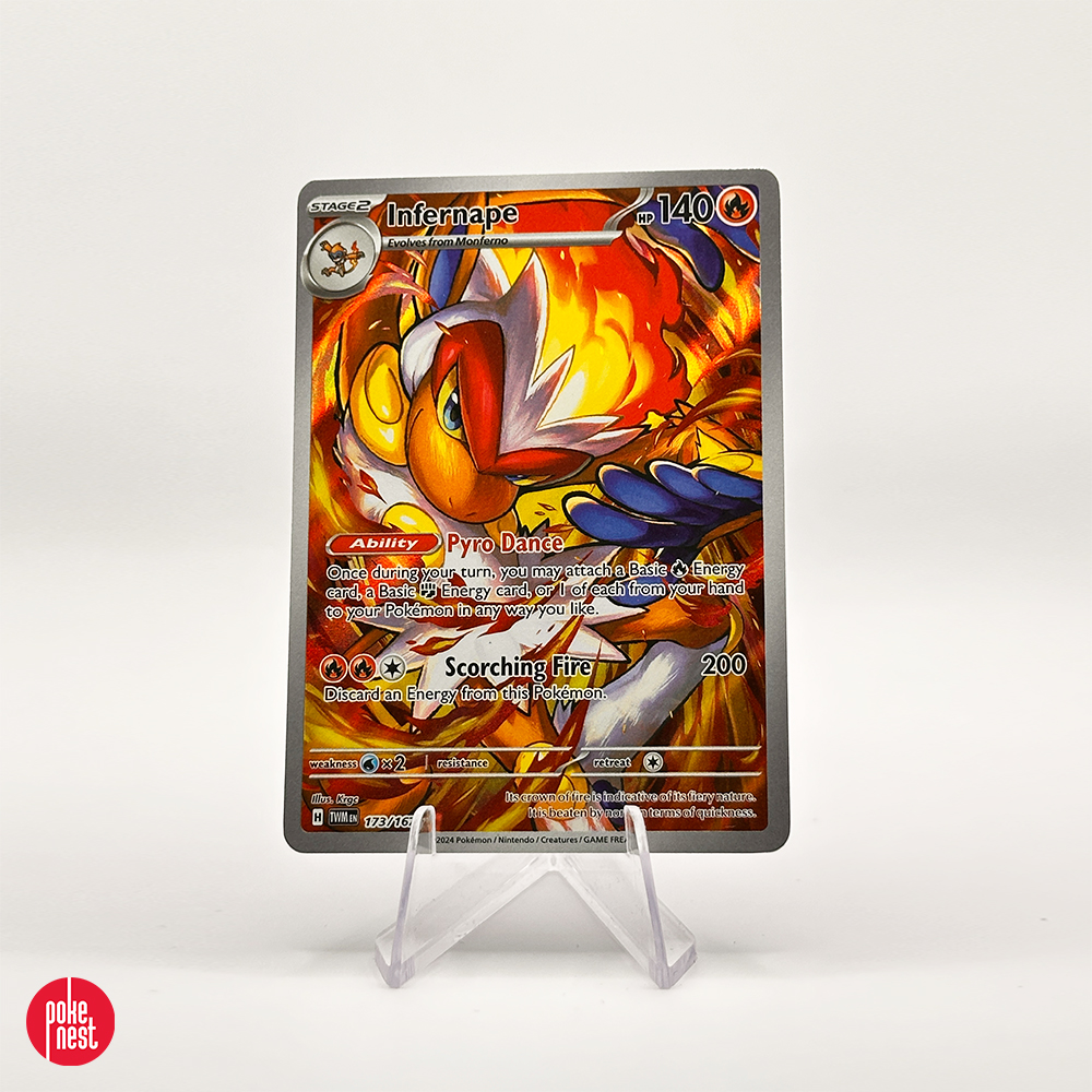 Karta Pokémon TCG: Infernape 173/167 - Twilight Masquerade (Illustration Rare)