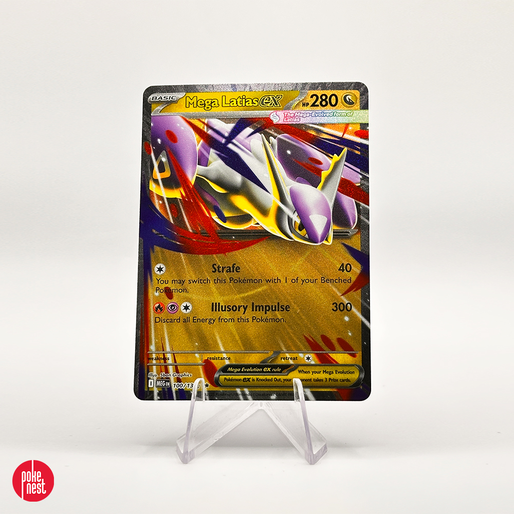 Karta Pokémon TCG: Mega Latias 100/132 - Mega Evolution (Double Rare)