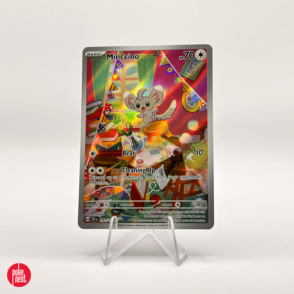 Karta Pokémon TCG: Minccino 182/162 - Temporal Forces (Illustration Rare)