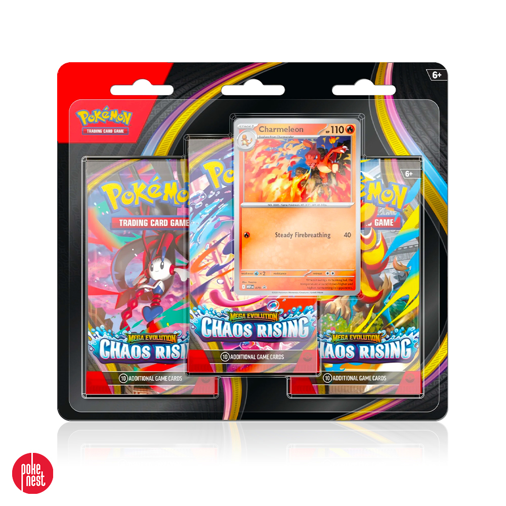 Pokémon TCG: Chaos Rising - 3-Pack Blister